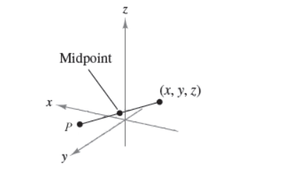 Midpoint
(х, у, 2)
