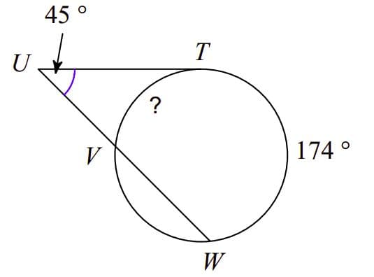 45 °
T
U
?
V
174 °
W
