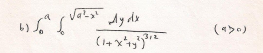 い dydo
b)
(a>0)
2312
ty
