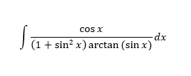 cs x
(1+ sin? x) arctan (sin x)
