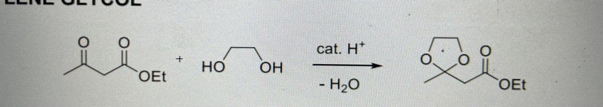 cat. H*
Но
OH
OEt
- H20
OEt
+.
