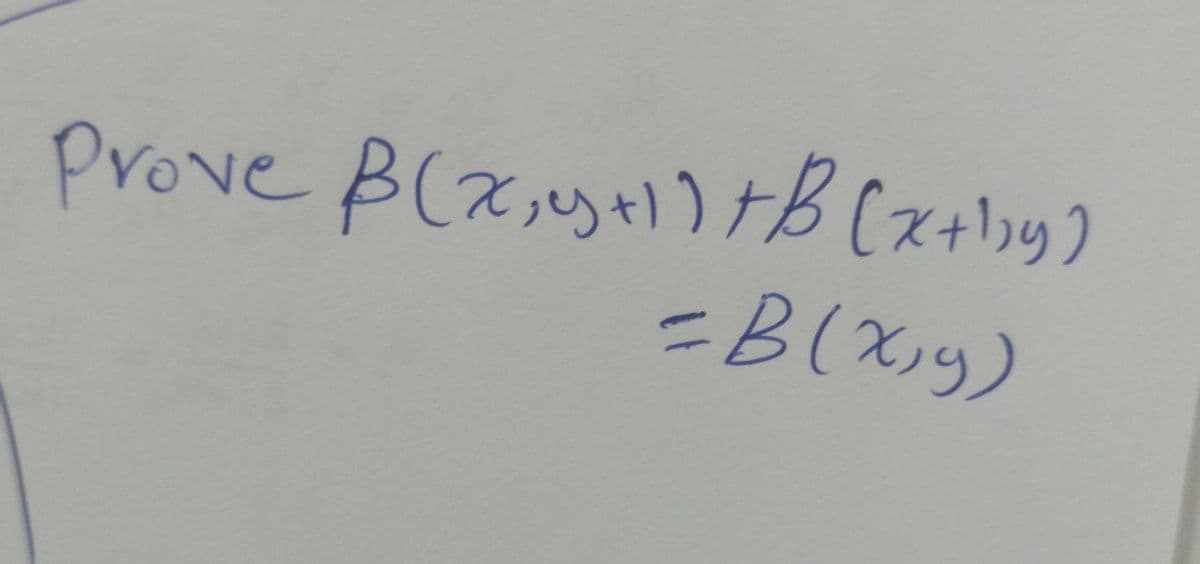 Prove B(zy1)B Cz+l19)
-B(X1y)
