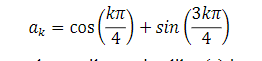 ak
s(k) +
4
= COS
+ sin
(34)