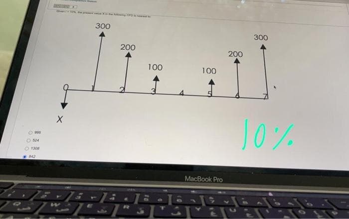 DESES
G he ng Cr e
300
300
200
200
100
100
10%
O 0s
O 524
O 1308
842
MacBook Pro
