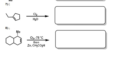 7) (
Ch
HO
8)
Me
O-78 °C
then
Zn, CH,COH
