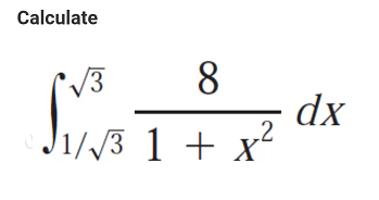 Calculate
√√3
8
√√31 + x²
dx