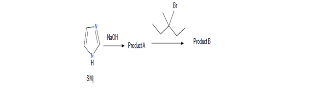 NAOH
Product B
Product A
H
SM
