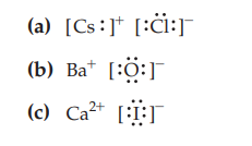 (a) [Cs:]* [:ċi:]
[:Ci:]
(b) Ba* [:Ö:]
(c) Ca²+ [I;T
