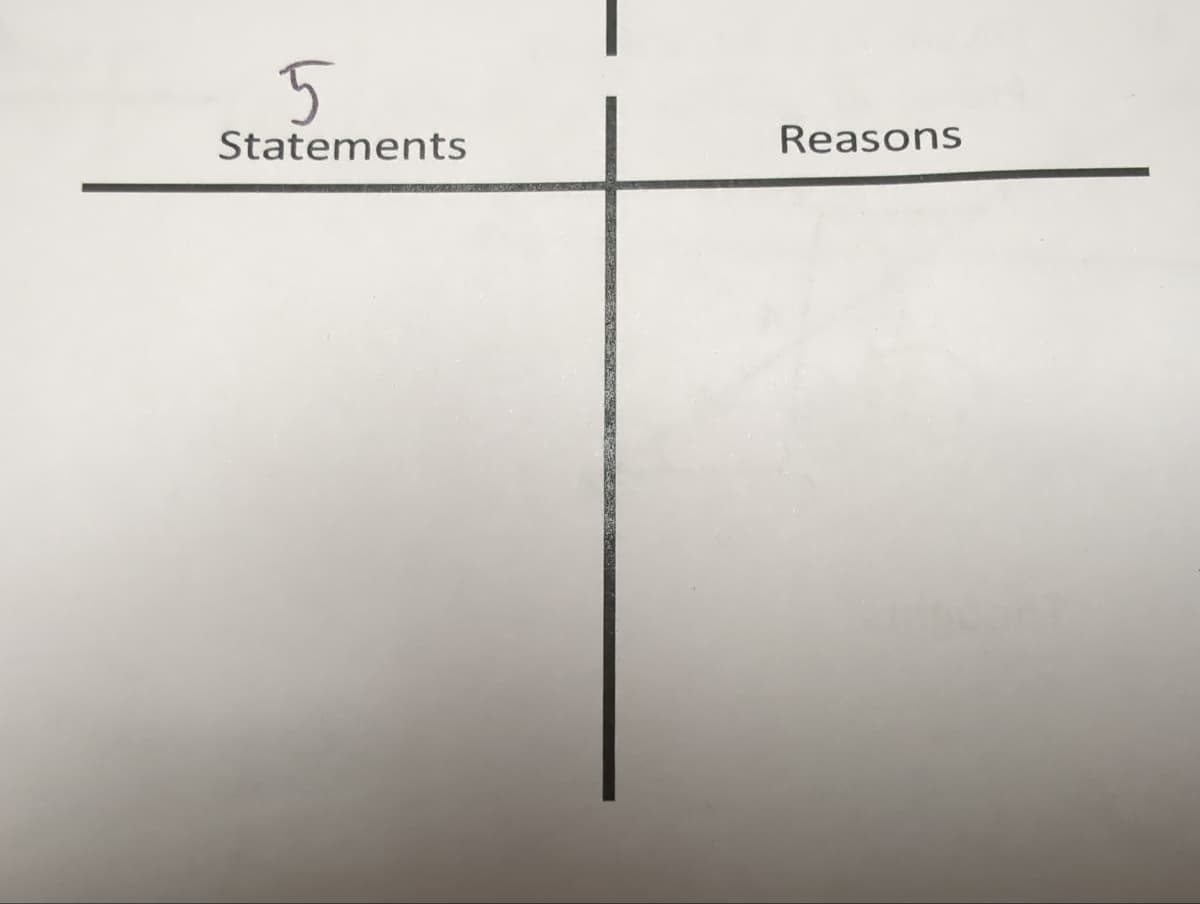 5
Statements
Reasons