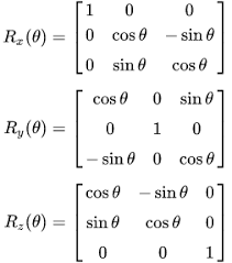 R₂(0) =
R₂(0) =
R₂(0) =
1
0
0
0
0
cos - sin 0
sin 0
cos
0
sin
cos
sin
0
0
cos
0 sin
10
0 cos 0
- sin
cos 0
0
07
0
1